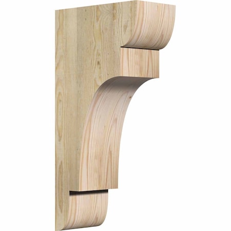Ekena Millwork New Brighton Rough Sawn Corbel, Douglas Fir, 6"W x 12"D x 24"H COR06X12X24NEB00RDF